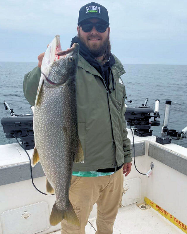 Customers fishing on Lake Ontario Fishing Charter